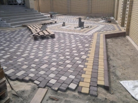 Укладка тротуарной плитки Укладка тротуарной плитки