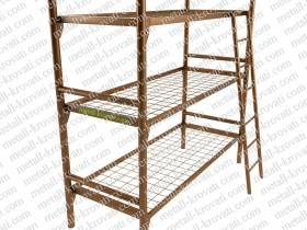 Трёхъярусные кровати, Железные кровати рабочим, строителям Трёхъярусные кровати, Железные кровати рабочим, строителям