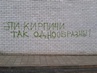Костромичи борются с незаконными надписями на фасадах